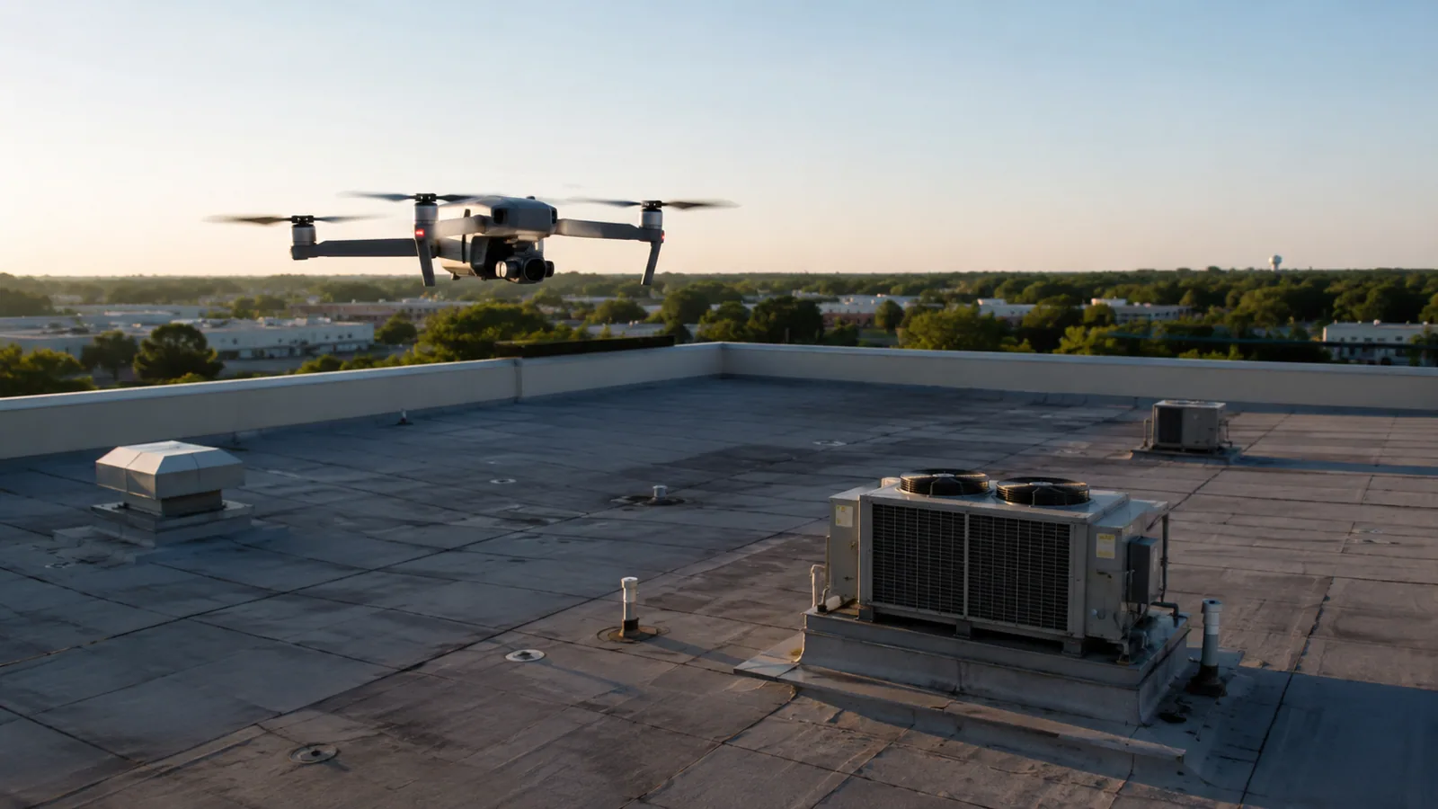 Drone Roof Inspection in Cambridge, MA