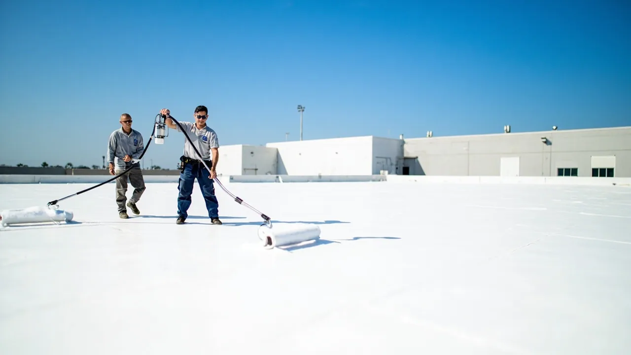 Commercial Roof Coating Restoration in Cambridge, MA
